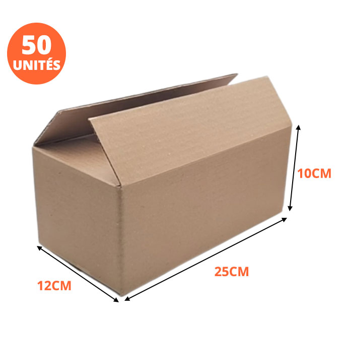 Carton caisse américaine brun 60x40x40 cm –