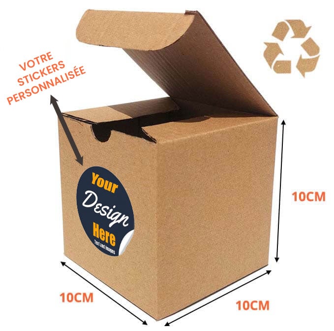 Boite 10x10x10 Carton écrue